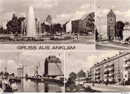 Anklam Markplatz Brunnen Fontaene Steintor Am Hafen Peenstrasse