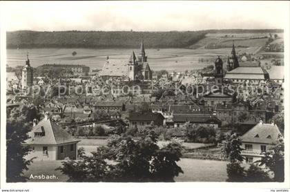 Ansbach Mittelfranken Ortsansicht
