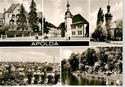 Apolda Carolinenheim Rathaus Martinskirche uebersicht