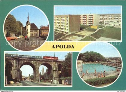 Apolda Markt Neubaugebiet Viadukt Freibad