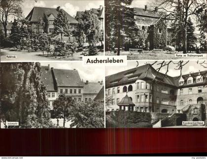 Aschersleben Holzmarkt Poliklinik Thaelmannpark