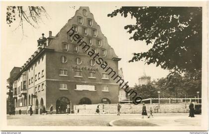 Aschersleben - Volkshaus - Foto-AK - Thüringer Volksverlag Weimar