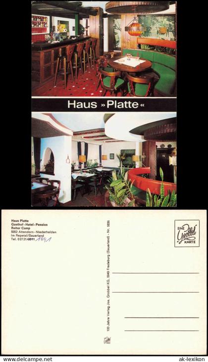 Attendorn Haus Platte Gasthof Hotel   Camp NIEDERHEIDEN Repetal Sauerland 1970