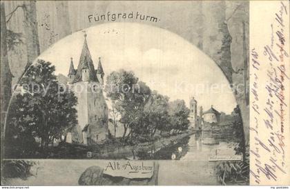 AUGSBURG  CITY Alt Augsburg Fuenfgradturm