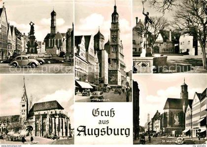 AUGSBURG  CITY Fuggerei Sankt Ulrich Sankt Moritz