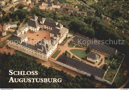 Augustusburg Schloss Augustusburg Fliegeraufnahme