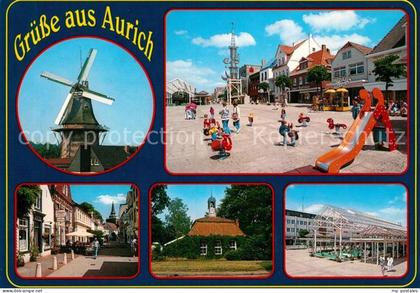 Aurich Ostfriesland Windmuehle Kinderspielplatz