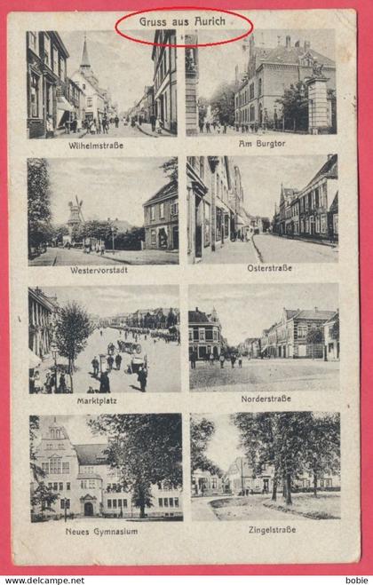 Aurich - Postkarte mit mehreren Ansichten 8