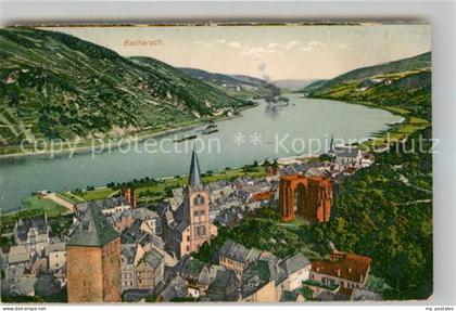 Bacharach Rhein Panorama