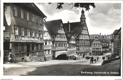 Backnang Marktstrasse Rathaus