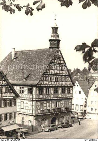 Backnang Rathaus Fachwerkhaus