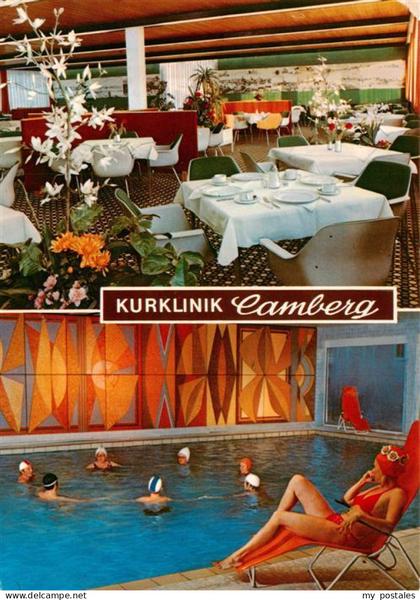 Camberg Bad Kurklinik Camberg Speisesaal Hallenbad