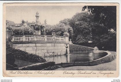 Bad Dürkheim old postcard Feldpost travelled 1942 Bad Dürkheim Pmk b170720