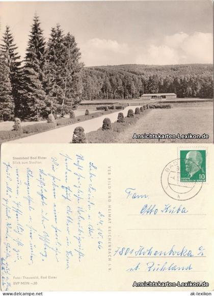 Ansichtskarte Bad Elster Blick zum Stadion 1965