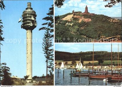 Kulpenberg Fernsehturm Kyffhaeuser Denkmal Talsperre Kelbra Boote