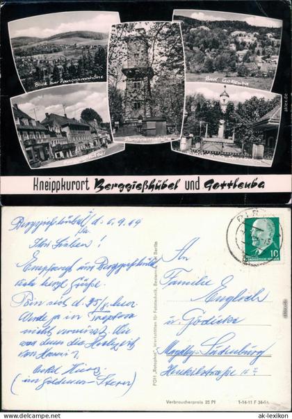 Bad Gottleuba-Bad Gottleuba-Berggießhübel  Straßenansicht, Sanatorium 1964