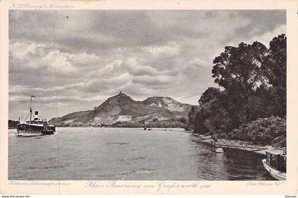 Rheinpanorama von Grafenwerth gel.1913