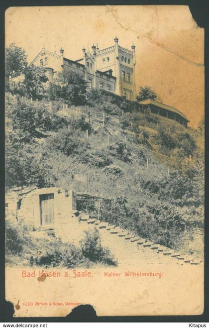 BAD KOESEN vintage postcard Bad Kösen Germany