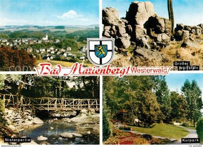 Bad Marienberg Panorama Grosser Wolfstein Nisterpartie Kurpark