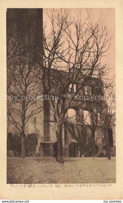 Mergentheim BAD MERGENTHEIM BW Ruine Neuhaus