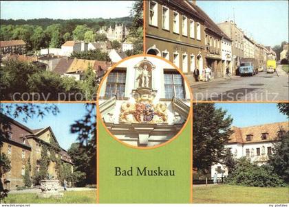 Bad Muskau Oberlausitz altes Schloss Wappen Moorbad