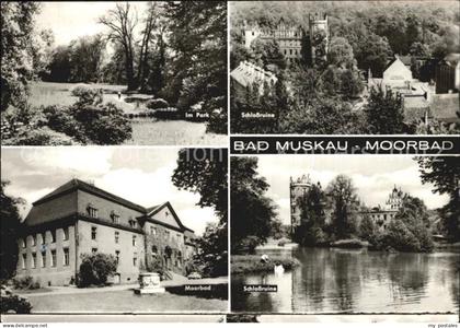 Bad Muskau Oberlausitz Schlossruine Park Moorbad