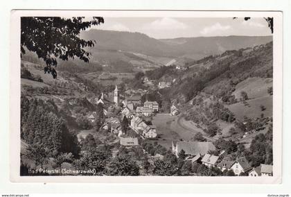 Bad Peterstal old postcard posted 1954 - special postmark Bad Peterstal b180221*