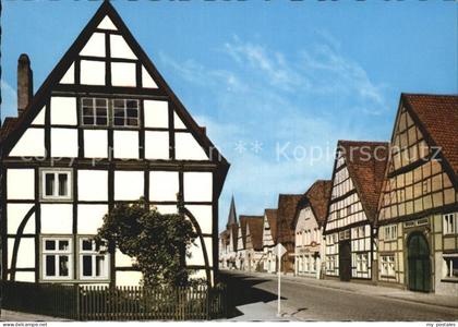 Luedge Mittlere Strasse Fachwerkhaeuser