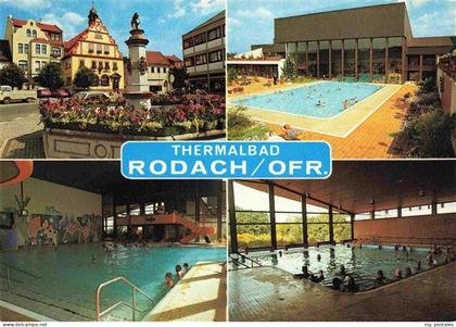 Rodach Bad Rodach Coburg Thermalbad Rodach Brunnen Hallen und Freibad
