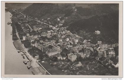 Aero AK Bad Schandau Luftbild Fliegeraufnahme Schlossbastei Kirnitzschtal bei Rathmannsdorf Wendischfähre Prossen Ostrau