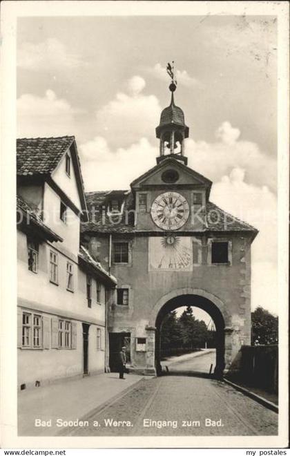 Bad Sooden-Allendorf Eingang zum Bad Altes Tor Bahnpost