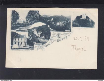 Württemberg AK Gruß aus Seeburg 1897