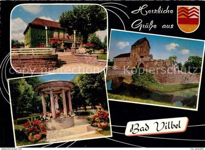 Bad Vilbel Sprudelbrunnen Burg Kurhaus