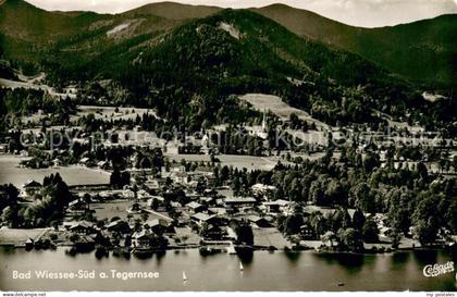 Bad Wiessee Tegernsee Fliegeraufnahme Totalansicht Bad Wiessee-Sued