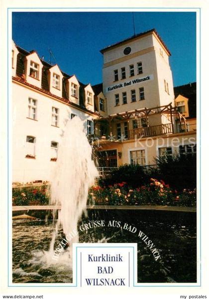 Bad Wilsnack Kurklinik Springbrunnen
