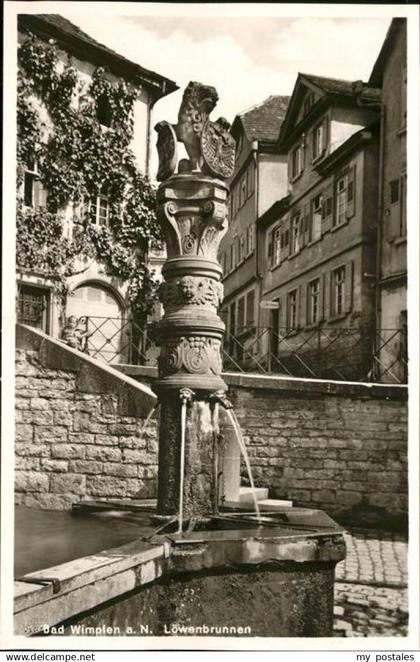 Bad Wimpfen Loewenbrunnen