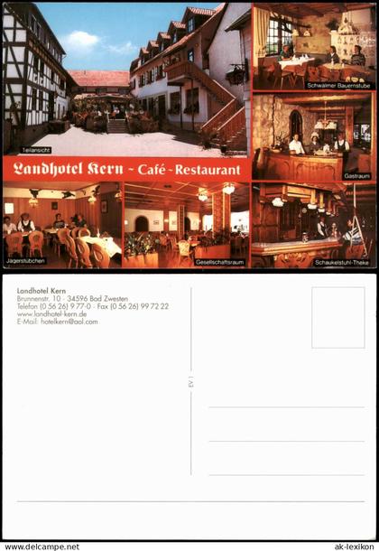 Bad Zwesten Bad Wildungen  Landhotel Kern Café-Restaurant Jägerstübchen 1980