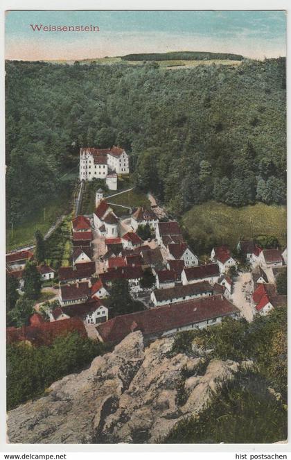 (79537) AK Weißenstein (Lauterstein), Gesamtansicht 1933