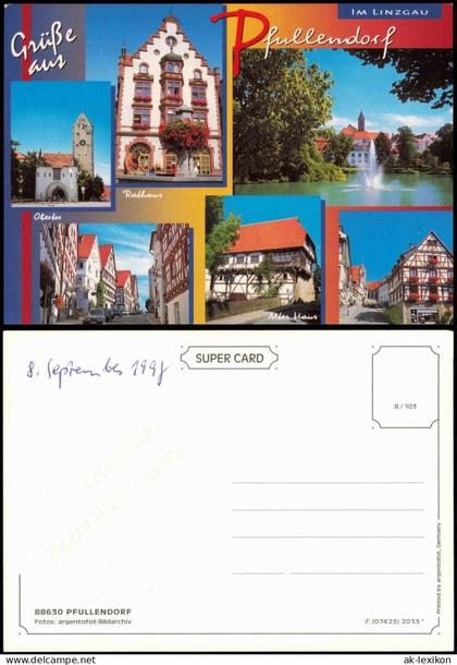Ansichtskarte Pfullendorf Mehrbild: Fachwerkhaus 1998