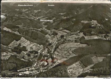 Bad Peterstal-Griesbach Bad Peterstal Fliegeraufnahme x 1962