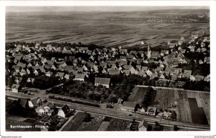 CPA Bernhausen Filderstadt Bade Württemberg, Fliegeraufnahme