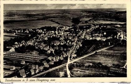 CPA Bernhausen Filderstadt Bade Württemberg, Fliegeraufnahme