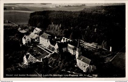 CPA Bonlanden Filderstadt in Württemberg, Kloster und Institut Bonlanden, Fliegeraufnahme