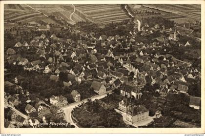CPA Ditzingen in Württemberg, Fliegeraufnahme