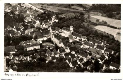 CPA Ditzingen in Württemberg, Fliegeraufnahme