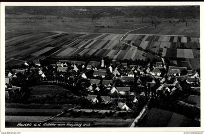 CPA Hausen an der Möhlin Bad Krozingen im Breisgau Schwarzwald, Vogelperspektive auf Hausen, ländl