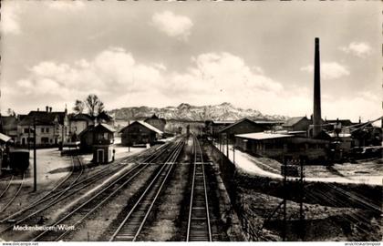 CPA Meckenbeuren in Oberschwaben Württemberg, Bahngleise