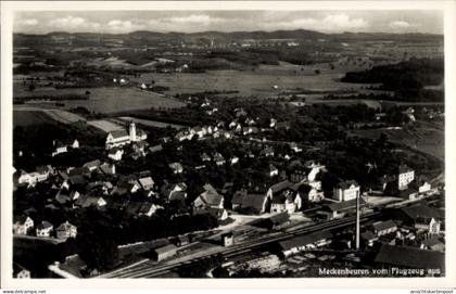CPA Meckenbeuren in Oberschwaben Württemberg, Fliegeraufnahme