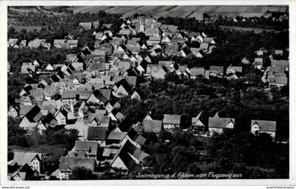 CPA Sielmingen Filderstadt in Württemberg, Fliegeraufnahme