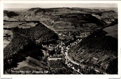 CPA Weißenstein Lauterstein Württemberg, Fliegeraufnahme
